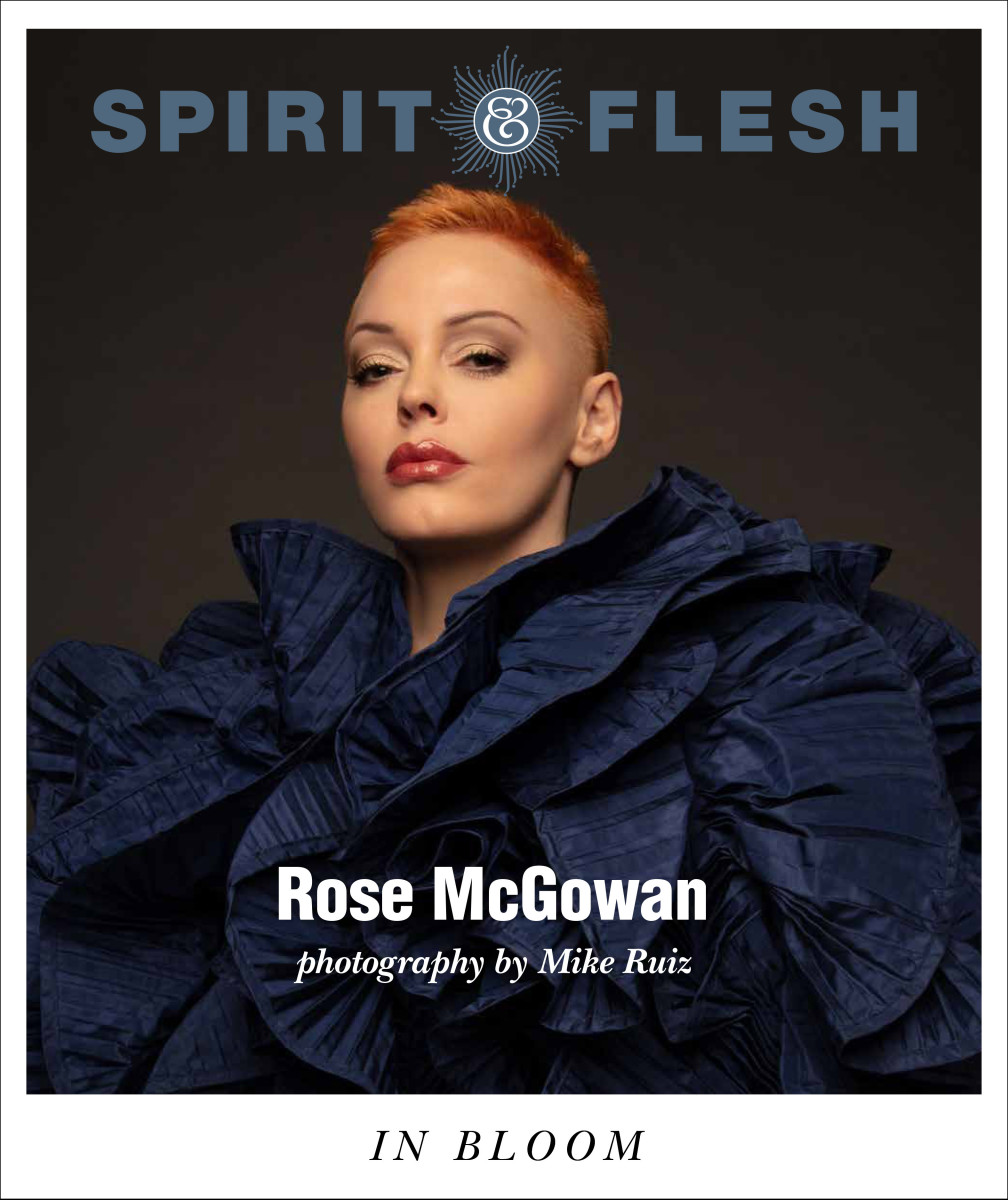 Spirit-&-Flesh-Magazine_In-Bloom-Issue_Rose-McGowan_by_Mike-Ruiz_Cover