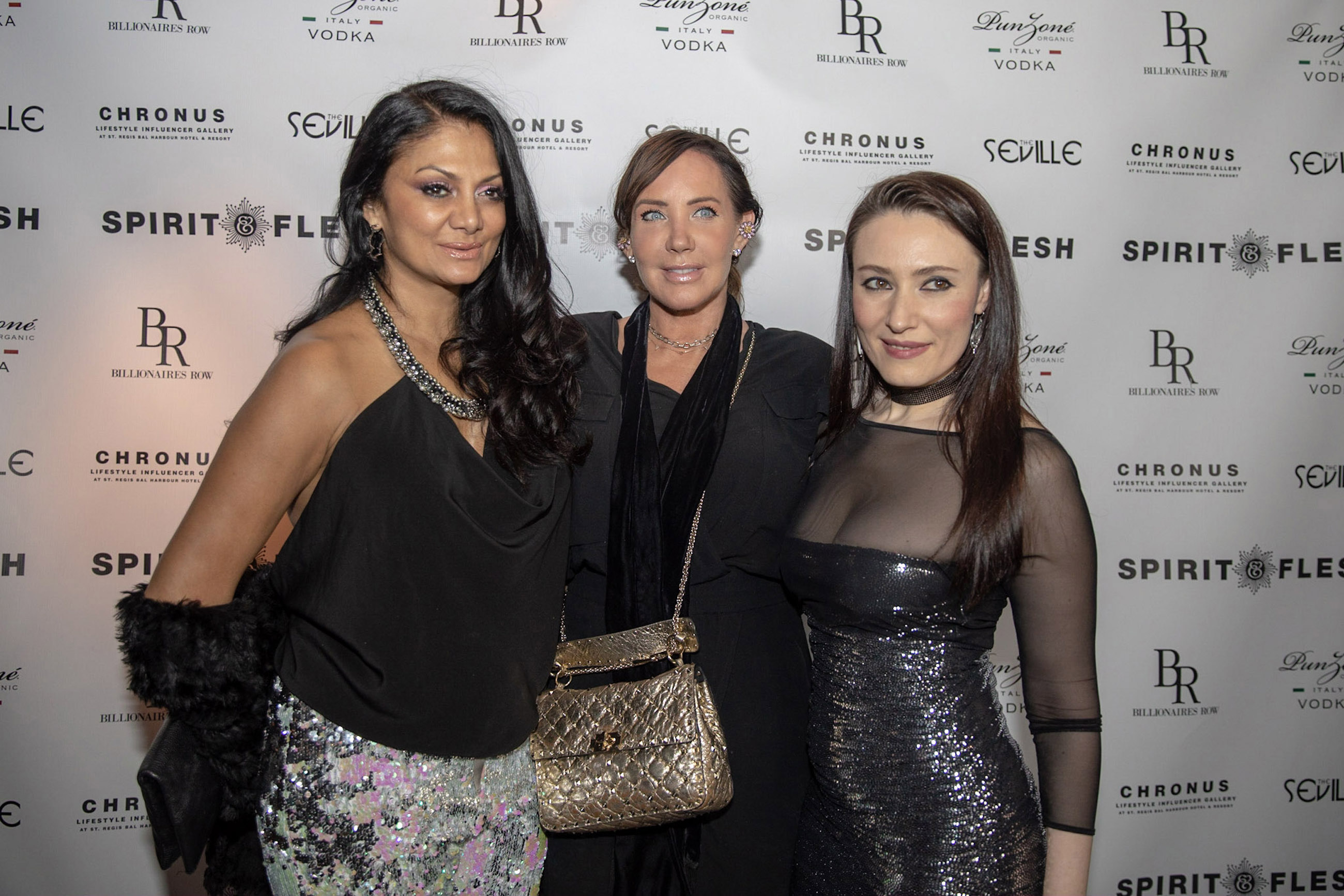 Spirit & Flesh Magazine Jussie Smollett cover event, Donna D'Cruz, Camilla Olsson & Yelena Deyneko by Kenneth de la Torre